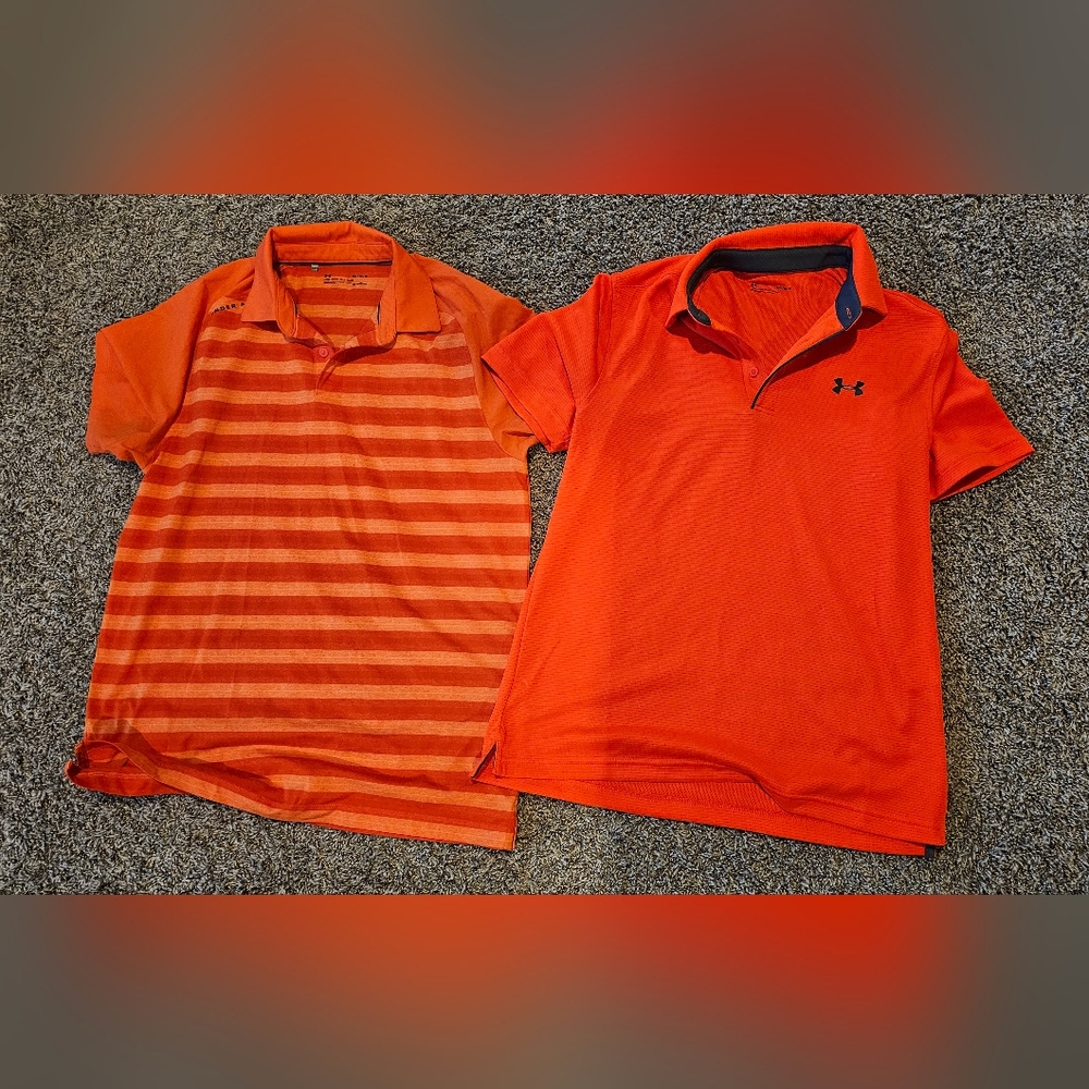 Under Armour polo, set of 2, medium